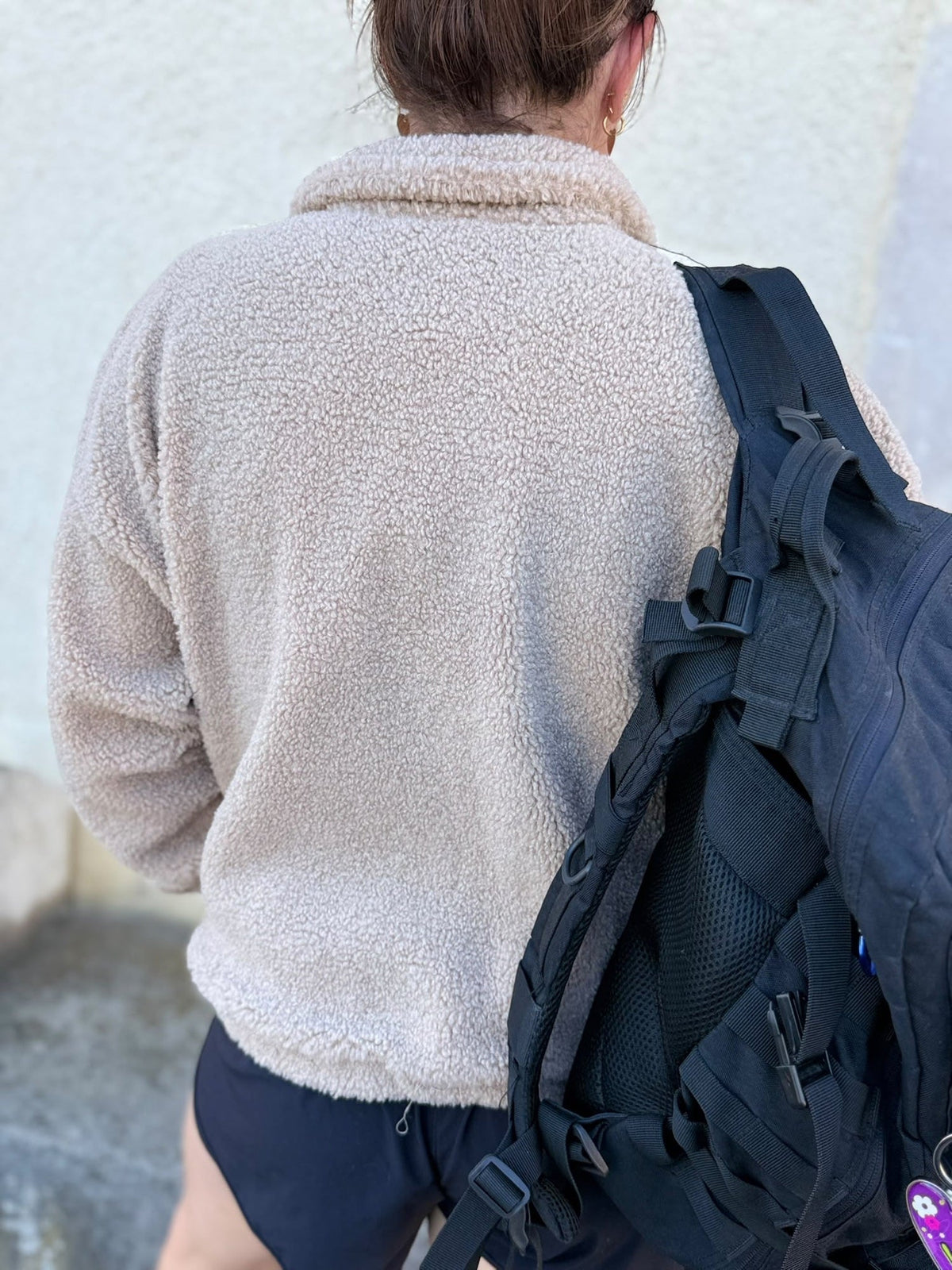 Polaire Annette, polaire sherpa beige – vue 5