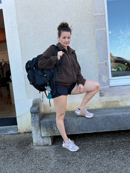 Polaire Choco, polaire sherpa chocolat – vue 4